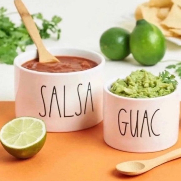Rae Dunn Salsa and Guac Serving Bowl Set - Picture 2 of 7